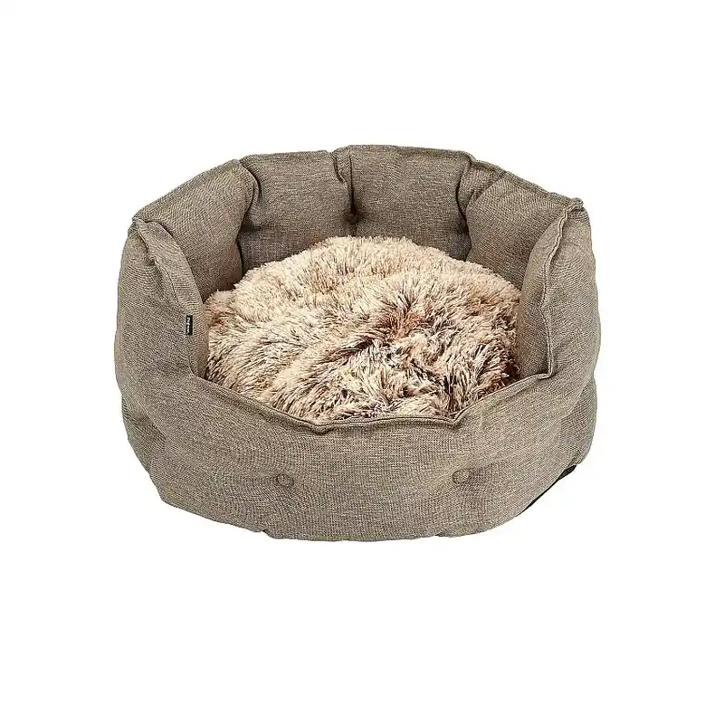 Classy Memory Foam Hundbädd Beige M-805668 | Precis tillagt