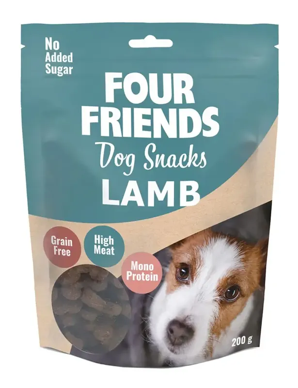 Hundgodis FourFriends Dog Snacks Lamb 200 g | Bara idag