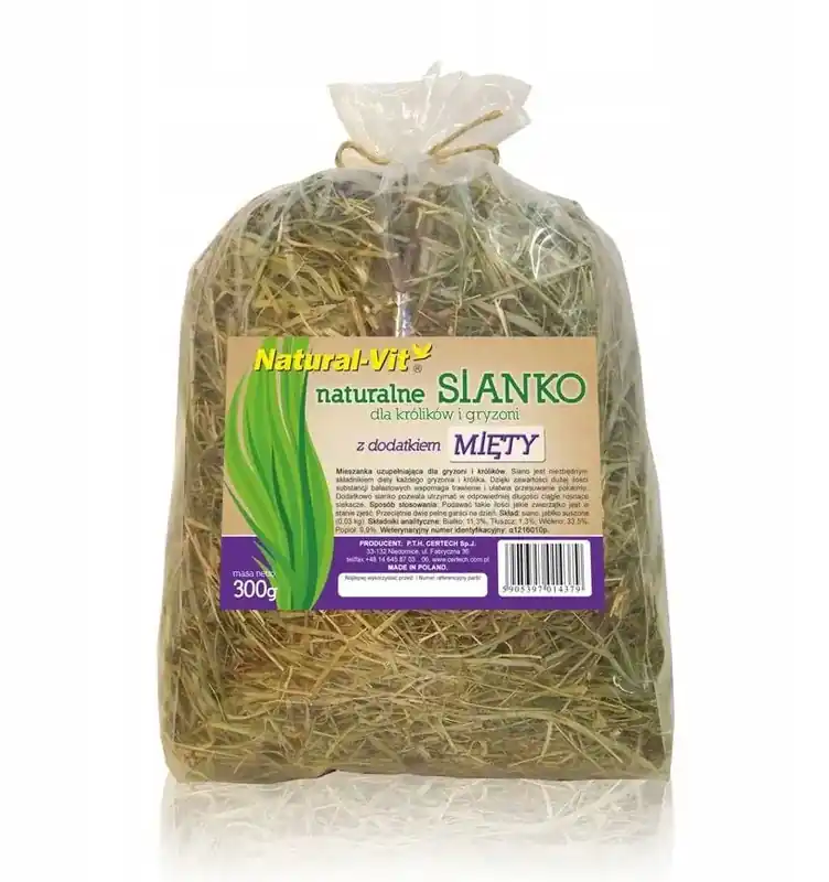 BENEK Natural-Vit hö med mynta 300 g | Trygg betalning