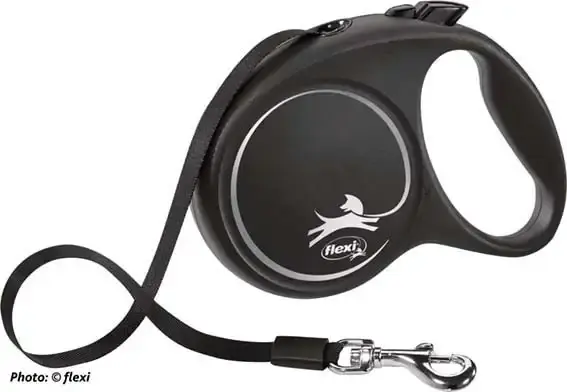Nästan slut | Flexi Black Design M 5m Band