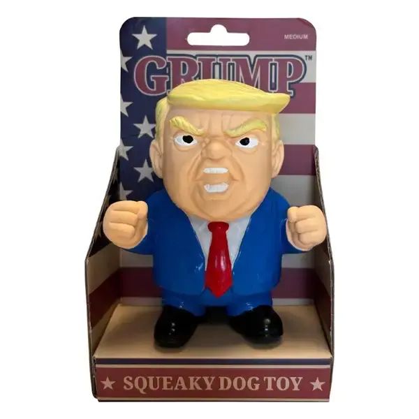 Grump Medium Squeaky toy 12 cm - Specialpris