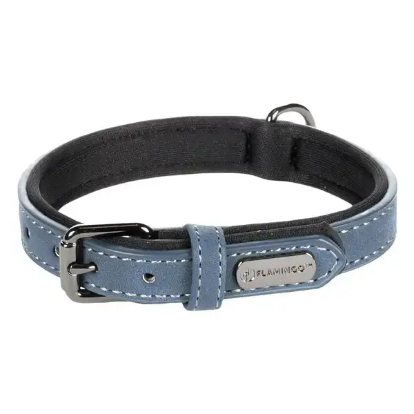Toppkvalitet - Halsband Delu mörkblå 47-57cm x 30mm