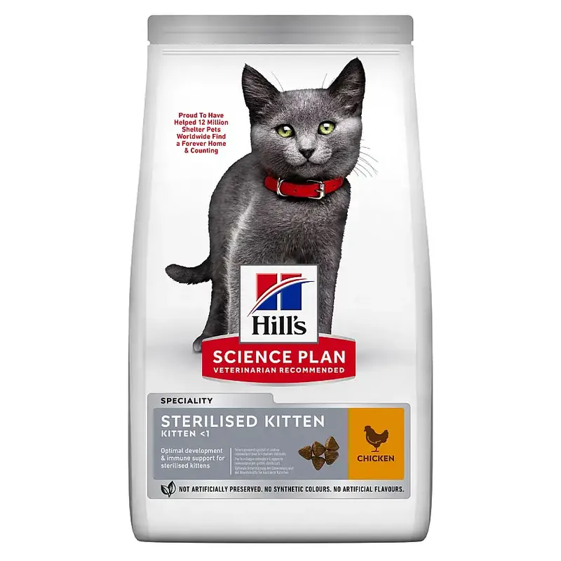Sterilised Kitten Torrfoder med Kyckling – 1,5 kg - Nyhet