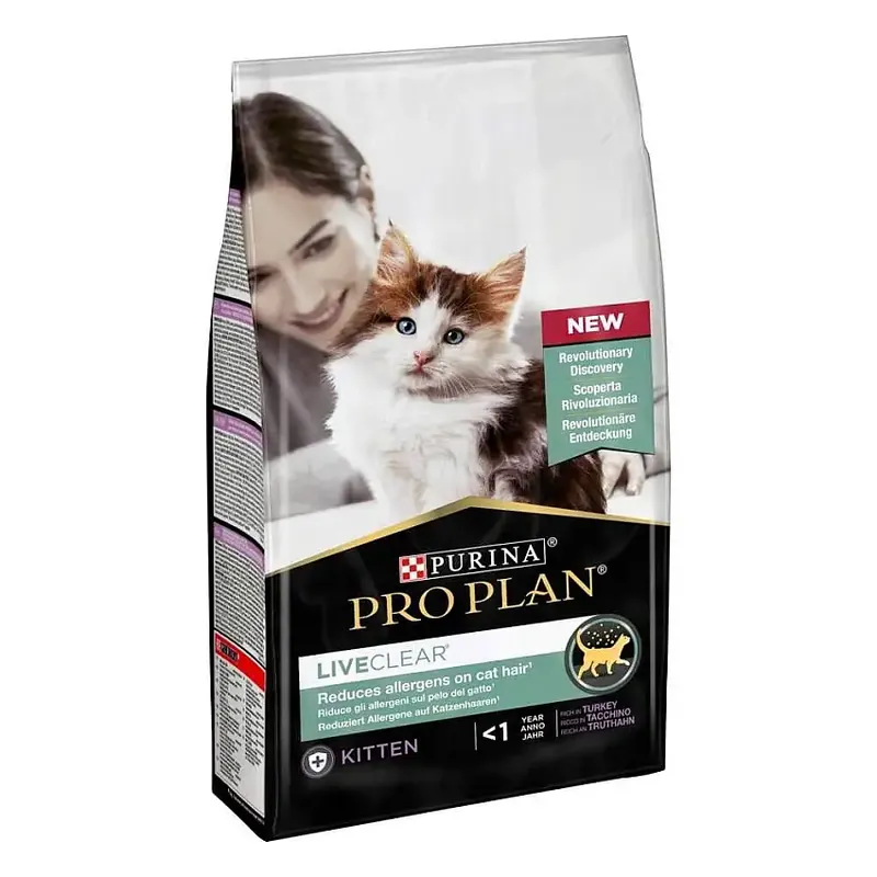 Purina Pro Plan LiveClear Kitten Turkey 1,4 kg - Få kvar i lager