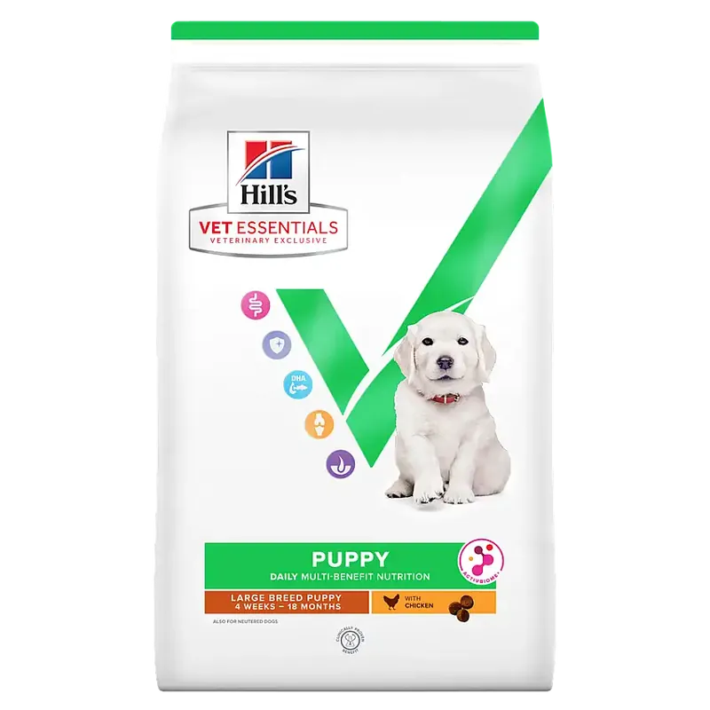 Hill’s Vet Essentials Puppy Multicare Growth ActiveBiome+ Large Breed Chicken 14 kg | Storsäljare