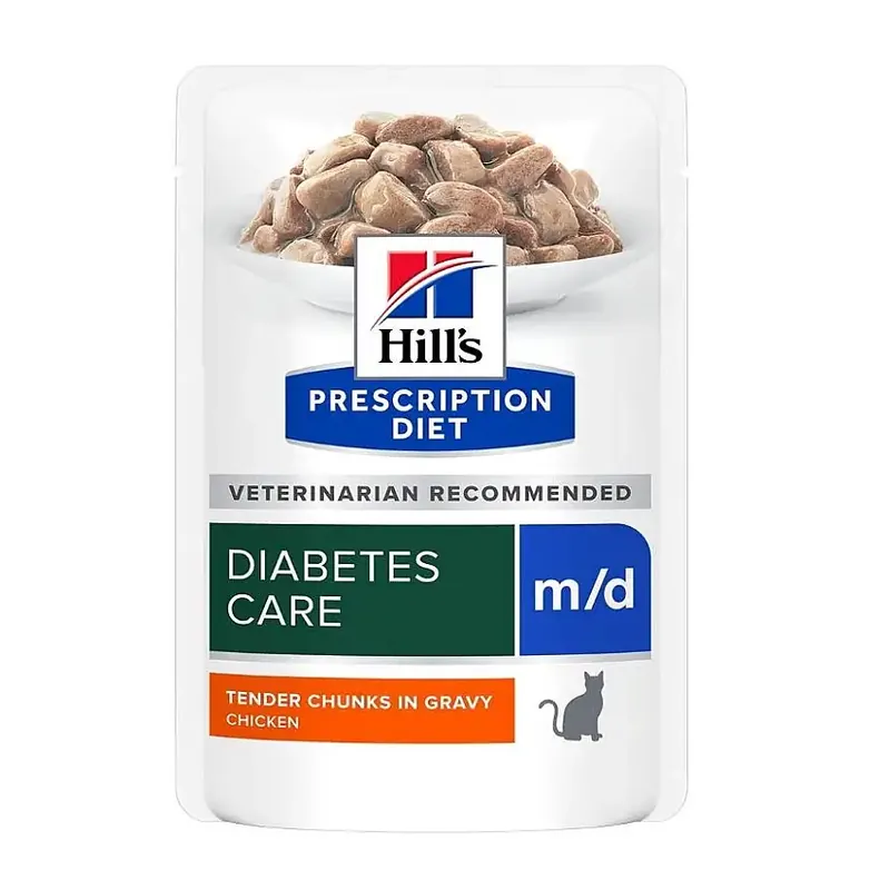 Hill’s Prescription Diet m/d Diabetes Care med kyckling för katter 85 g | Sänkt pris