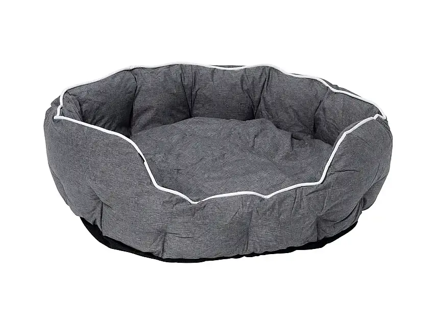 Buddy Hundbädd Oval Grå-805802 - Premiumkvalitet