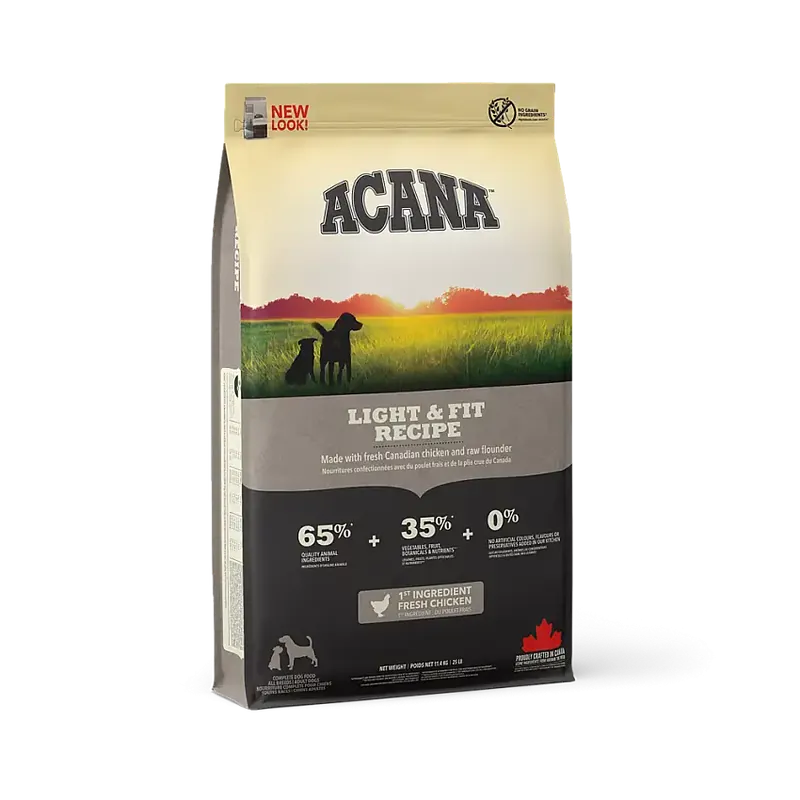 Storsäljare | Acana Light & Fit Recipe 11,4 kg