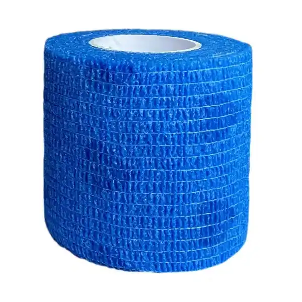 Missa inte | VP-Flex Elastiskt självhäftande bandage med bittersmak 5 cm – blå