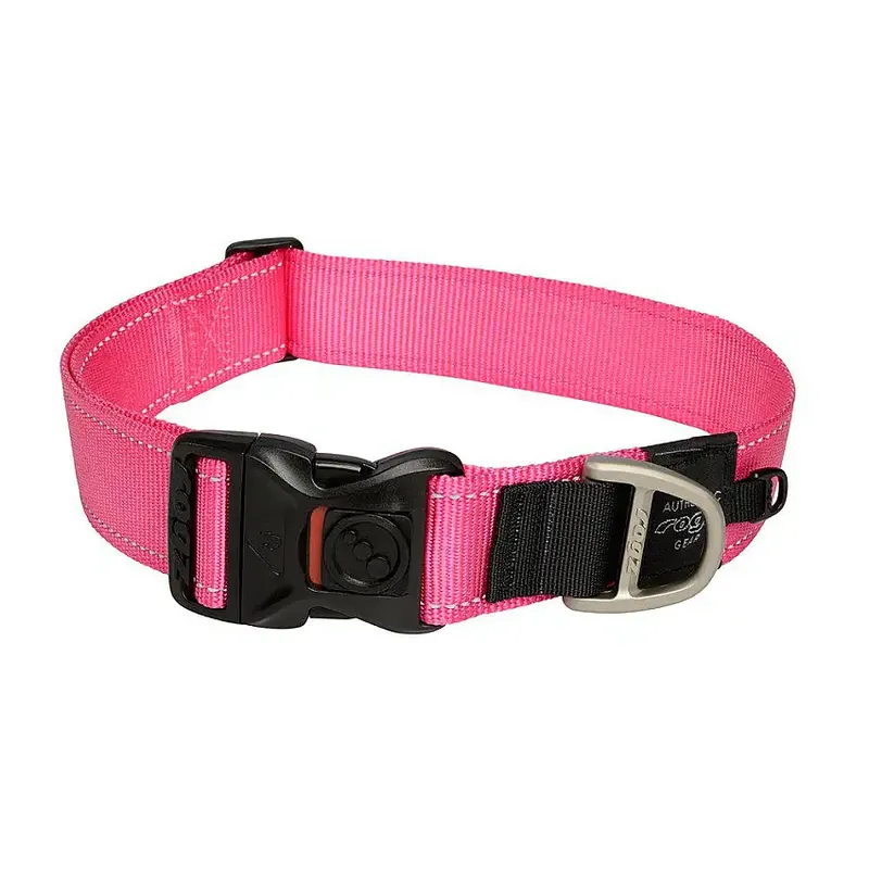 Tryggt köp | Rogz Halsband Utility Rosa