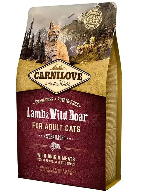 Lägg i varukorg - Carnilove Cat Lamm & vildsvin 2 kg