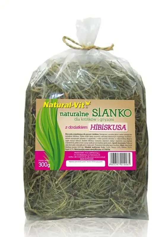 Beställ online | BENEK Natural-Vit hö med hibiskus 300 g