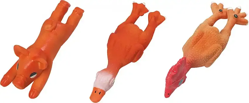 Latexdjur med pip 13 cm | Expressfrakt