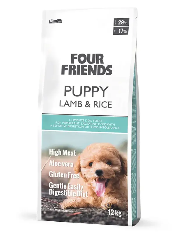 Nytt i sortimentet | Four Friends Dog Puppy Lamb & Rice 12kg
