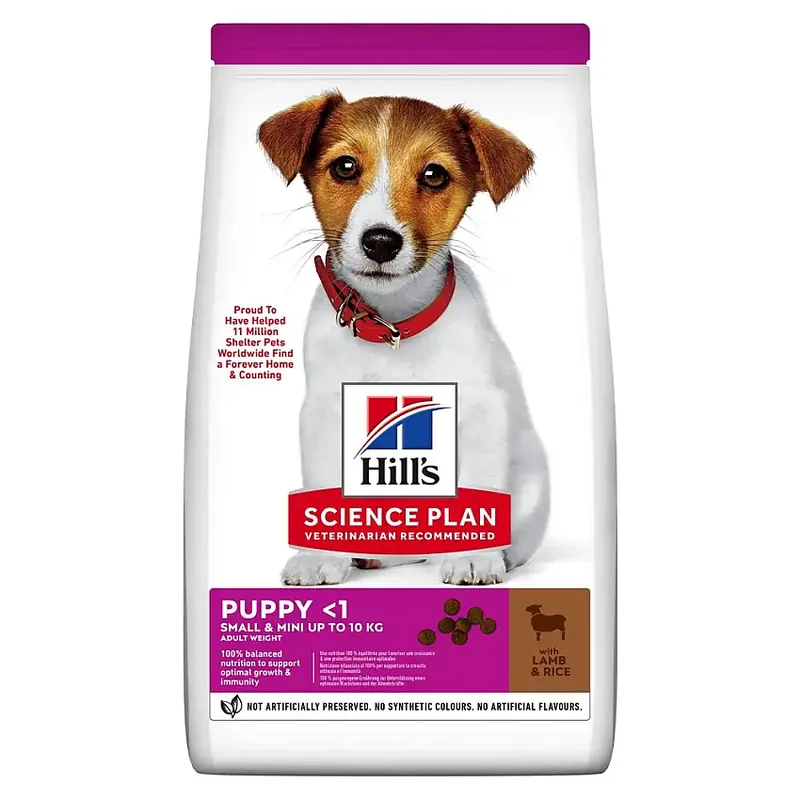 Finns i lager | Hill’s Science Plan Puppy Small & Mini Lamb & Rice 6 kg