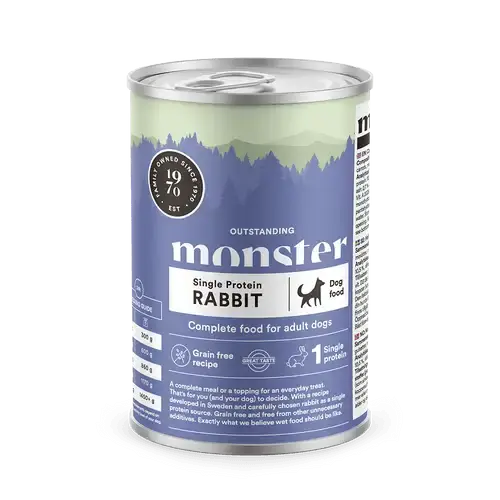 Monster Dog Single Rabbit 400g | Enkel beställning