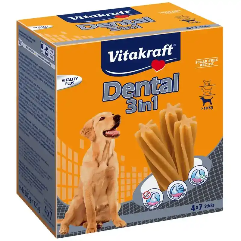 Utförsäljning - Vitakraft Dental 3in1 Medium Multipack-427619.0