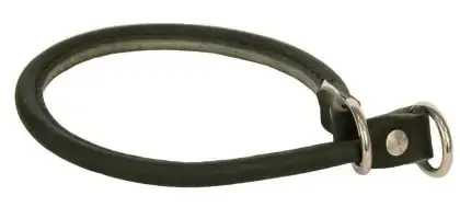 Rundsytt Dressyrhalsband Svart 55cm-165557 - Erbjudandet går snart ut