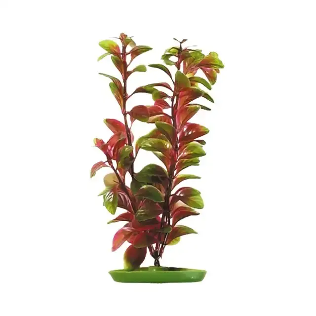 Marina Plastväxt – Red Ludwigia – 30 cm | Nytt lägre pris