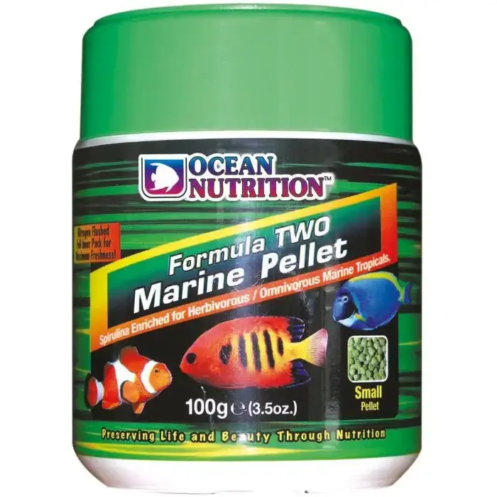 Favorit hos kunderna | Form Two Marine Pellets S – Mjuk pellets för växtätande saltvattensfiskar