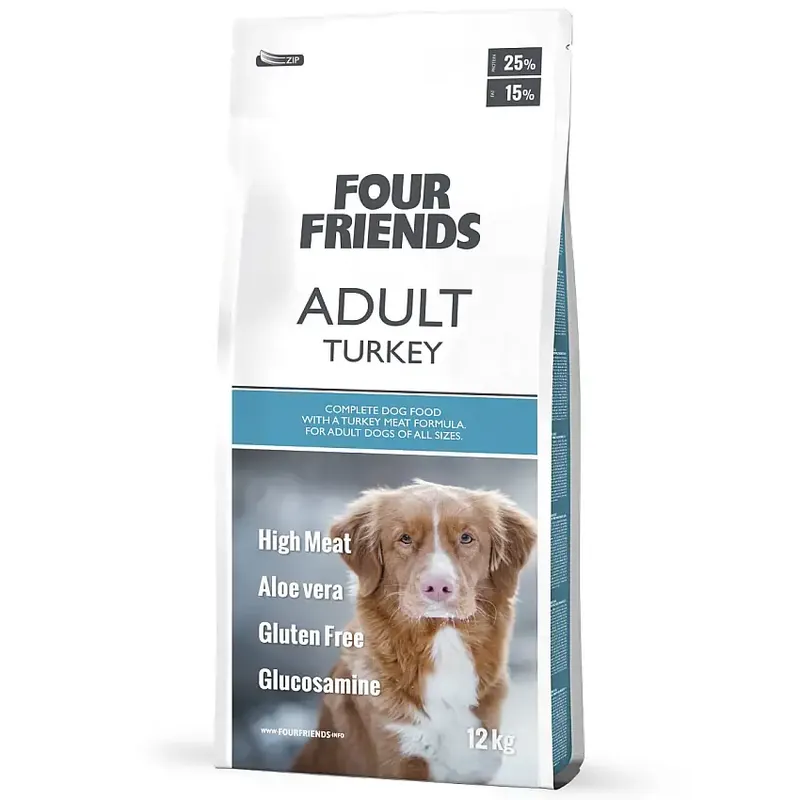 Fyndpris | Four Friends Dog Adult Turkey