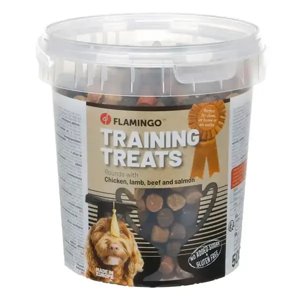 Mycket populär | Training snacks prickar med kyckling/lamm/nöt 500g