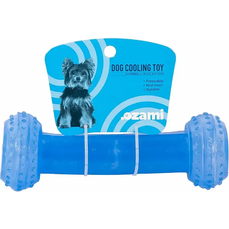 Prisnedsättning - Ozami Dog Cooling Toy Dumbbell Kylleksak