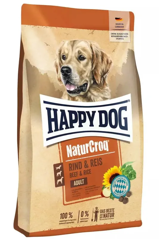 Fynd - NaturCroq Nötkött & Ris Hundfoder – 4 kg
