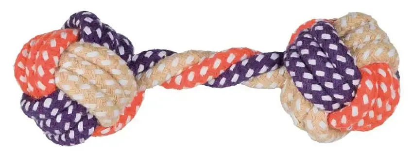 Ny produkt | TRIXIE rep hantel leksak för hundar 15 cm