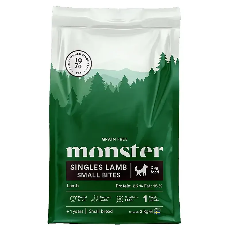 Monster Dog Grain Free Singles Lamb Small Bites | Topprodukt