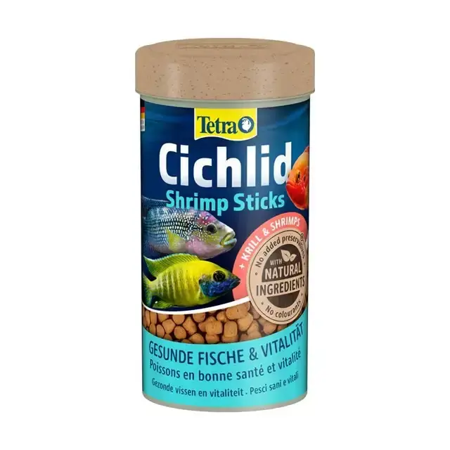 Tetra Cichlid Shrimp Sticks – 250 ml - Gratis retur