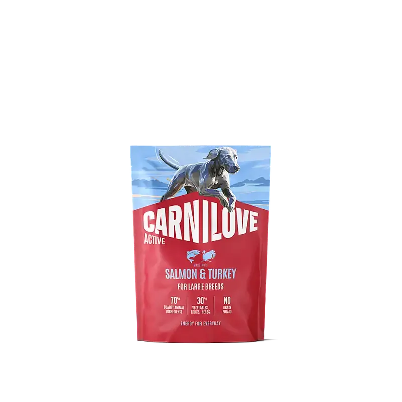 Carnilove Active Dog Adult Large Breed Salmon & Turkey torrfoder för hund 1,5 kg | Kundernas favorit