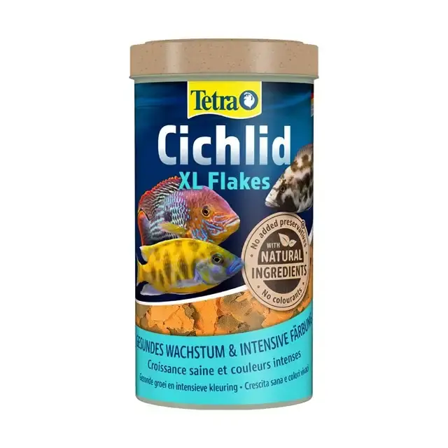 Kundfavorit | Tetra Cichlid XL Flakes – Storflingor – 500 ml