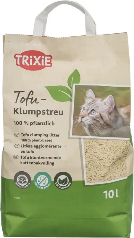 Spara nu - Tofu kattströ, klumpbildande, 10 L / 4,5 kg