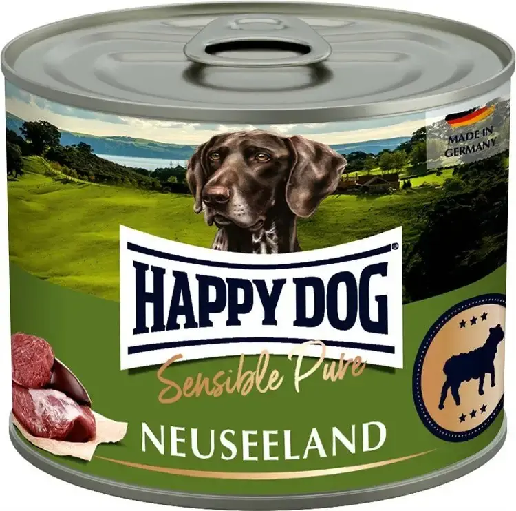 Nyhet | Happy Dog Can Sensible Pure Neuseeland Lamb – 200 g