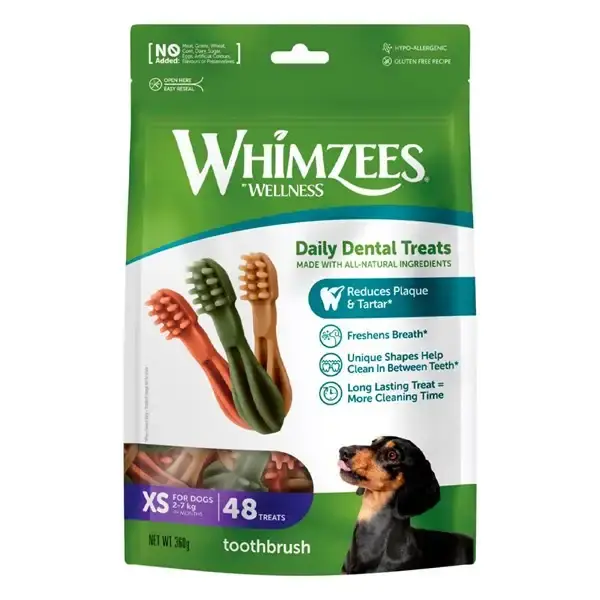 Ta chansen | Whimzees Tandborste XS 48st