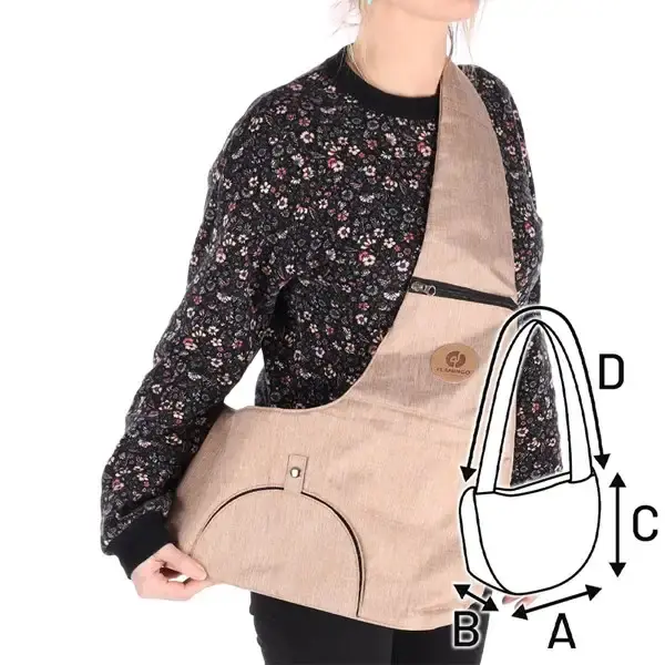 Bra pris just nu | Väska Kanga beige max 5kg 44x20x20cm