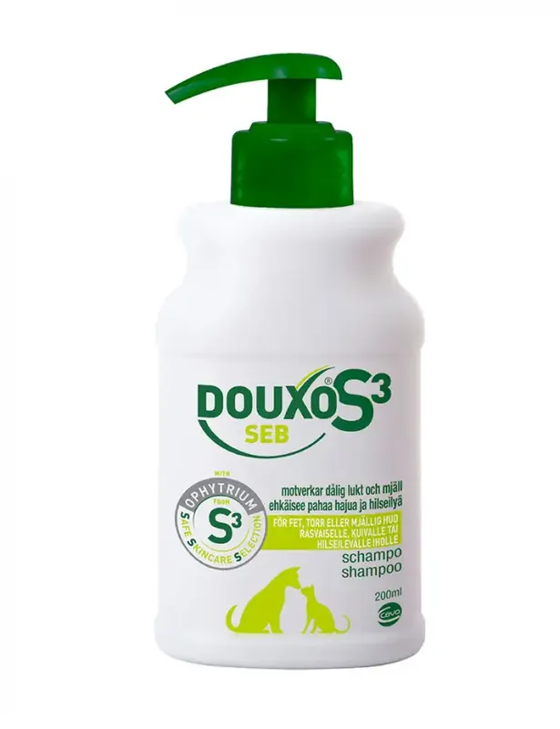 Douxos S3 seb shampo 200ml | Erbjudandet går snart ut