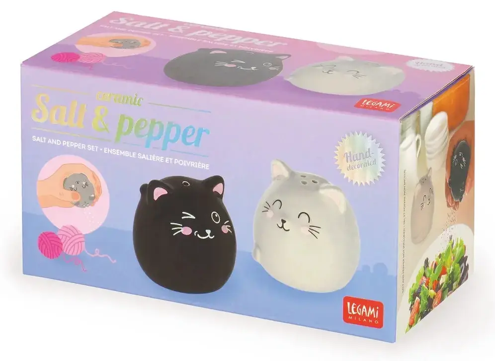 Salt & Peppar kattmotiv - Lågt pris