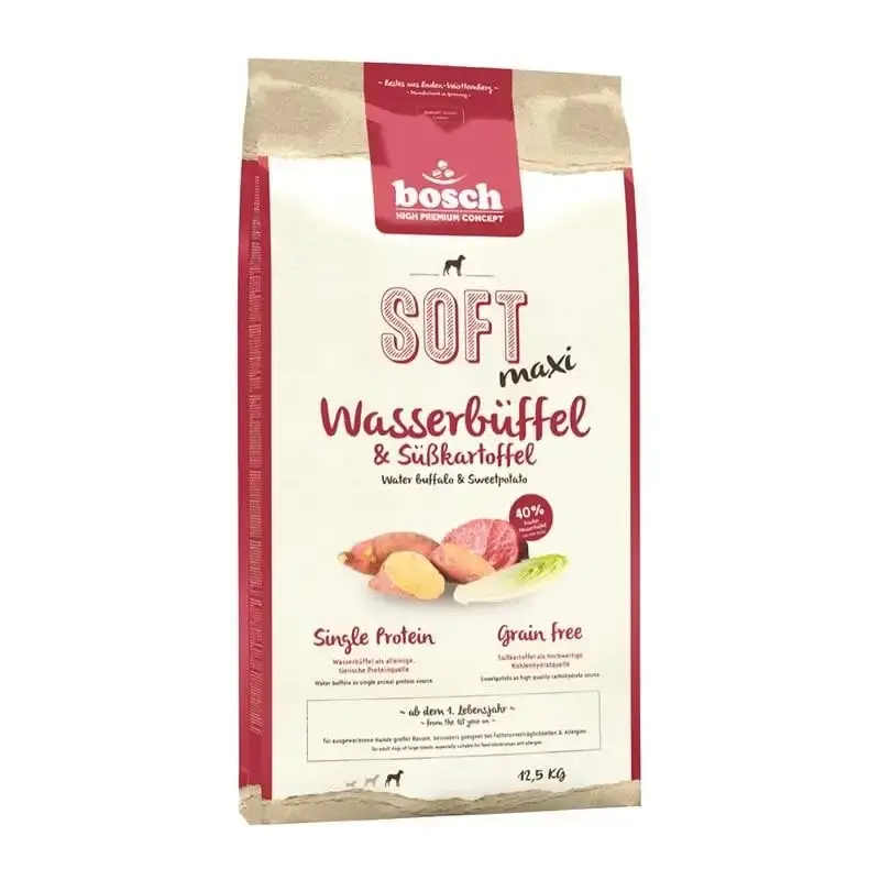Spara nu - BOSCH Soft Maxi Vattenbuffel & sötpotatis 12,5 kg