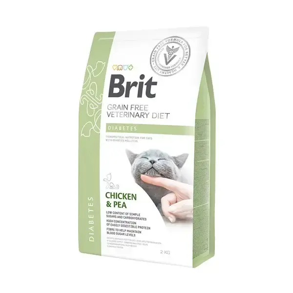 Kanonerbjudande | Brit GF Vet Diets Cat Diabetes 2kg