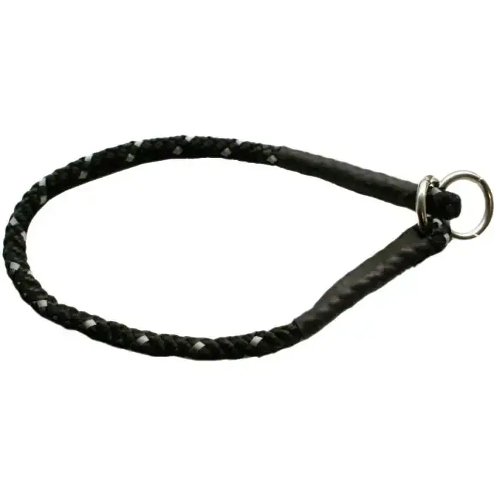 PetNation Helstryp Svart – Dressyrhalsband med flätad reflex | Köp online