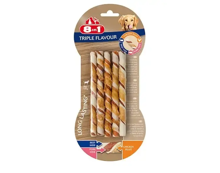 8IN1 Triple Flavour Twisted Sticks 10-pack | Fynd