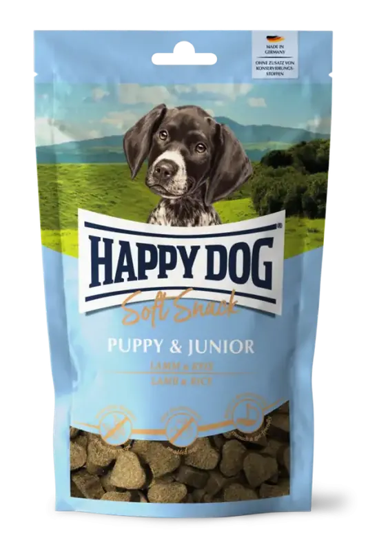 Happy Dog Soft Snack Puppy & Junior lamm & ris 100 g för hundar - Handla online