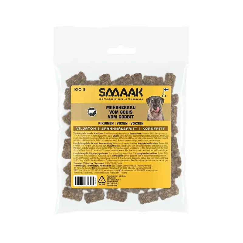 SMAAK Dog Adult Tripe Treat 100g | Kundfavorit