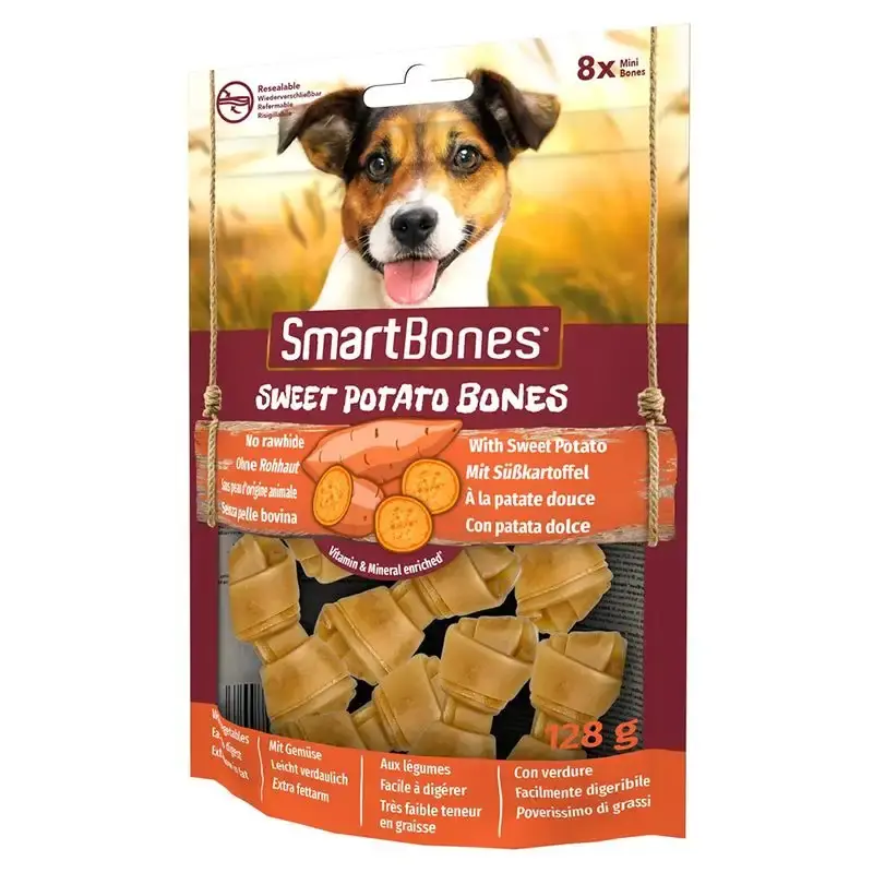 SmartBones Sweet Potato Bones med sötpotatis för små hundar-1406570.0 | Handla säkert