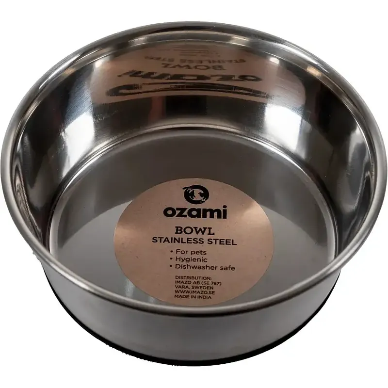 Rabatt - Ozami Hundskål Rostfri Antislip Tung 570 ml 13 cm