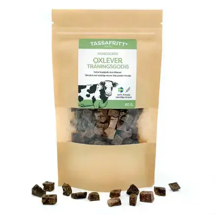 Under begränsad tid | Naturligt Hundgodis Oxlever 80g