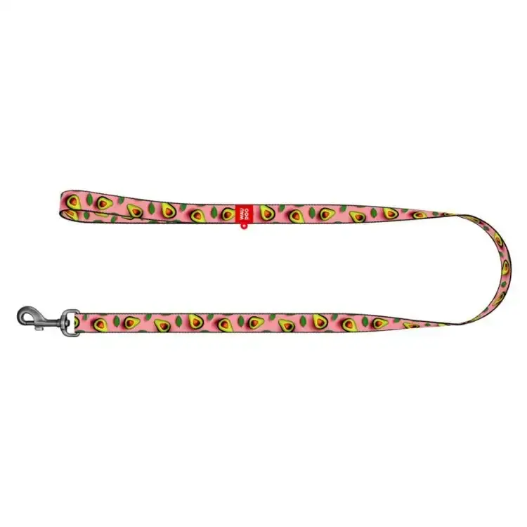 WAUDOG Hundkoppel Avocado on Pink | Rea