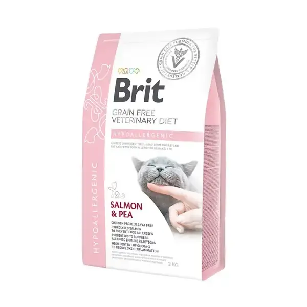 Bästsäljare | Brit GF Vet Diets Cat Hypoallergenic 2kg